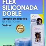 Escarapela Siliconada Flex Vertical DOBLE X 10 Und.