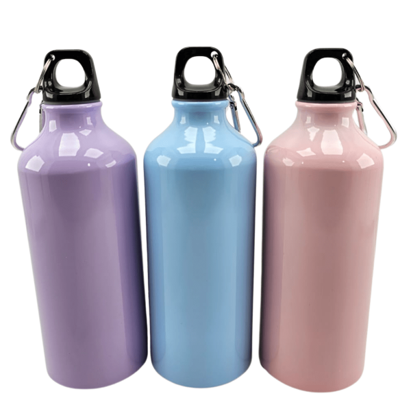 caramañola_600_ml_para_sublimar_color_rosado_pastel_claro_azul_pastel_claro_morado_pastel-claro_marcaidea