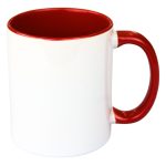 Mug Cerámico 11oz Color Interno Oreja