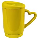 Mug Cerámico 12oz Tapa Siliconada