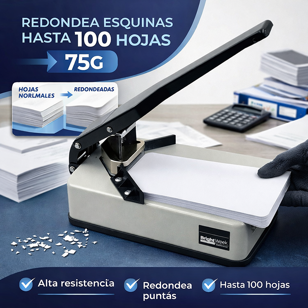 bordeadora industrial 100 hojas redondeadora de esquinas profesional