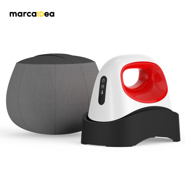 termofijadora portátil para gorras FreeSub en uso profesional