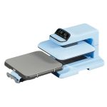 Termofijadora automática 38x38 cm azul para sublimación profesional con sistema automático