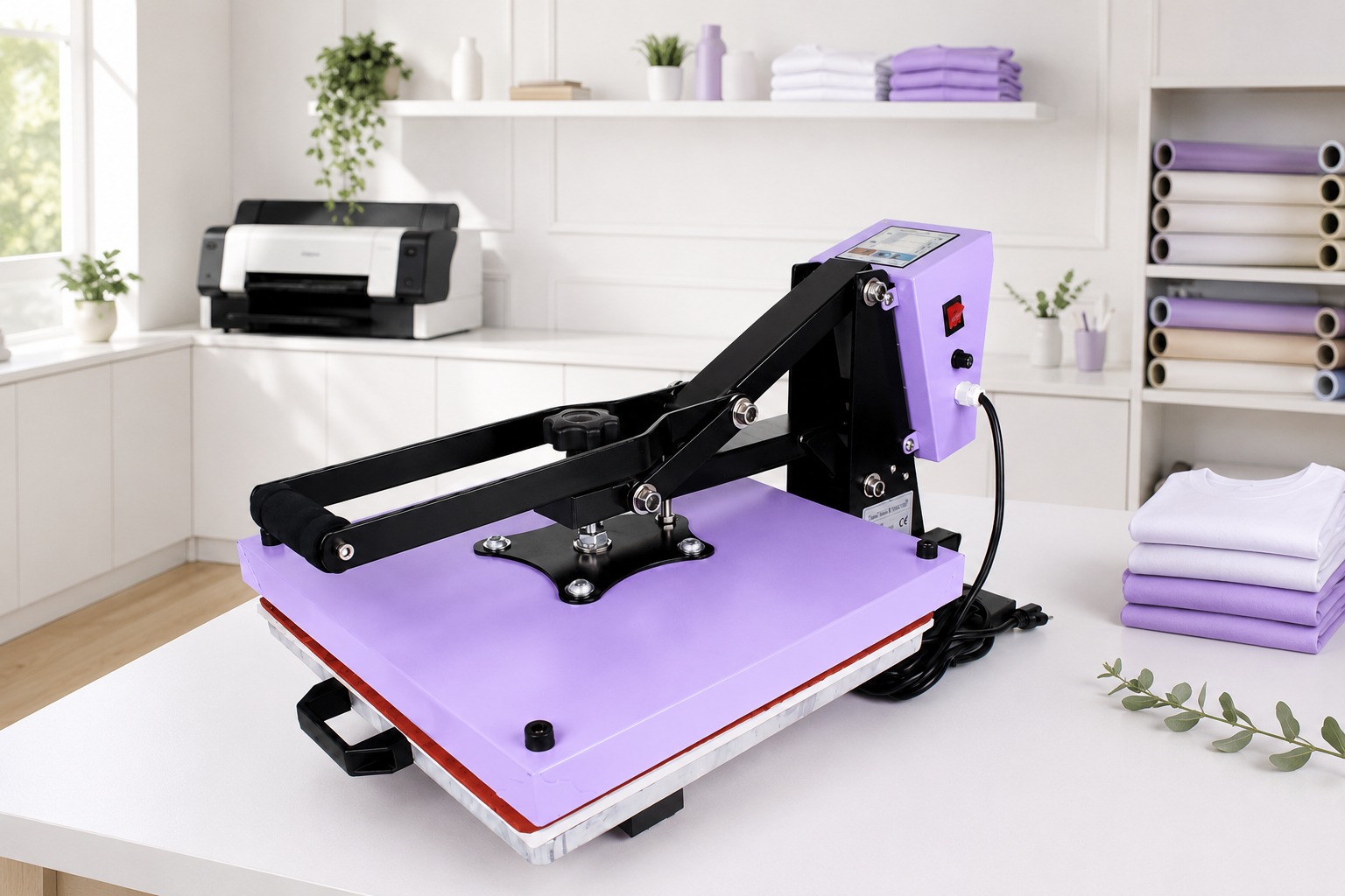 Termofijadora Plana 38x38 cm con bandeja extraíble y apertura automática